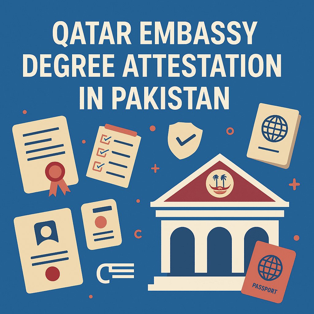 Qatar Embassy Degree Attestation in Pakistan – 2025 Complete Process & Requirements