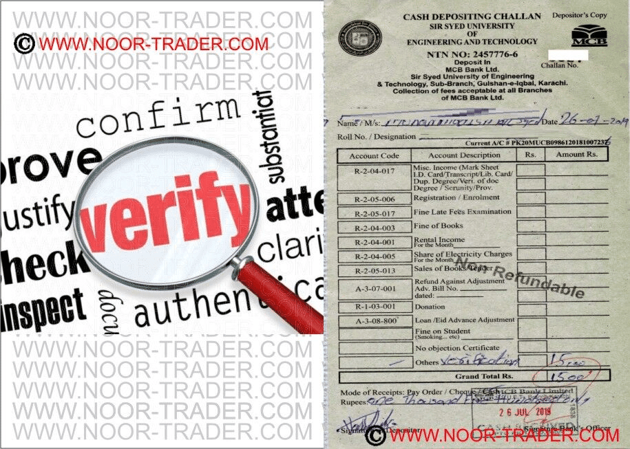 Mosadaqa Verification Fee Challan: Complete Guide to University Document Authentication